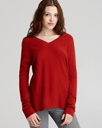 Fashioned in blissfully soft cashmere, this slightly oversize Vince sweater is a can't-live-without for effortless fall style. Fashioned in blissfully soft cashmere, this slightly oversize Vince sweater is a can't-live-without for effortless fall style.