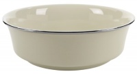 Lenox Solitaire Platinum-Banded Fine China Serving Bowl Lenox Solitaire Platinum-Banded Fine China Serving Bowl