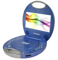 Sylvania SDVD7046-Blue 7-Inch Portable DVD Player with Integrated Handle, Blue Sylvania SDVD7046-Blue 7-Inch Portable DVD Player with Integrated Handle, Blue