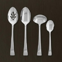 Lenox Federal Platinum 4-Piece Stainless Steel Hostess Set Lenox Federal Platinum 4-Piece Stainless Steel Hostess Set