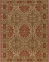 Karastan Original Heritage Kirman Crimson Rug, 4-Feet 3-Inch by 6-Feet