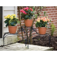Panacea 89178 Classic Finial Three Shelf Plant Stand, Black, 15-Inch Panacea 89178 Classic Finial Three Shelf Plant Stand, Black, 15-Inch