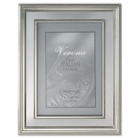 Lawrence Frames 5 by 7-Inch Silver Plated Metal Picture Frame, Brushed Silver Inner Panel Lawrence Frames 5 by 7-Inch Silver Plated Metal Picture Frame, Brushed Silver Inner Panel