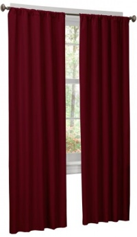 Maytex Micro Fiber Window 2-Pack Panels, 84 inches, Red Maytex Micro Fiber Window 2-Pack Panels, 84 inches, Red
