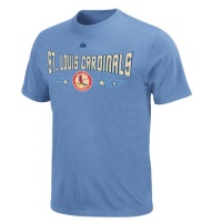 MLB St. Louis Cardinals 1967-1997 Cooperstown Baseball Tickets Short Sleeve Basic Tee Men's MLB St. Louis Cardinals 1967-1997 Cooperstown Baseball Tickets Short Sleeve Basic Tee Men's