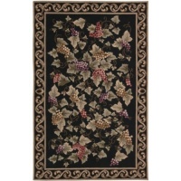 Nourison Country Heritage H320 8' x 11' Black Area Rug Nourison Country Heritage H320 8' x 11' Black Area Rug