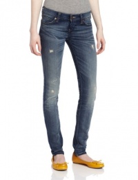 Levi's Juniors Demi Curve Low Rise Skinny Jean, Worn And Torn, 31 Medium Levi's Juniors Demi Curve Low Rise Skinny Jean, Worn And Torn, 31 Medium
