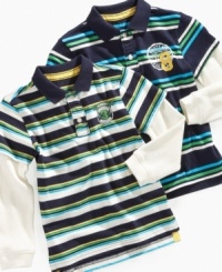 Get him prepped for fall with these layered polos from Greendog. Get him prepped for fall with these layered polos from Greendog.