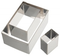 Ateco 3 Piece Rectangle Cutter Set Ateco 3 Piece Rectangle Cutter Set