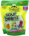 YumEarth Naturals, Sour Jelly Beans, 10 Snack Packs, 20 g Each