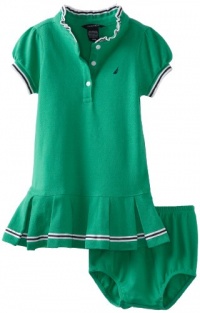 Nautica Baby-girls Infant Pique Polo Dress, Bright Green, 24 Months Nautica Baby-girls Infant Pique Polo Dress, Bright Green, 24 Months