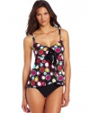 Ocean Avenue Women's Circle Line Full Tankini Top