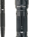 Night Armor Compact Tactical 3AAA Flashlight with Pen (Black)