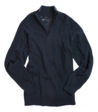 American Rag Mens 1/2 Zip Sweater - mood indigo - American Rag Mens 1/2 Zip Sweater - mood indigo -