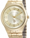 U.S. Polo Assn. Classic Men's USC80023 Round Analogue Gold Dial Expansion Watch