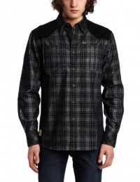 Rocawear Men's Long Sleeve Haute Plaid Shirt Rocawear Men's Long Sleeve Haute Plaid Shirt