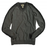 American Rag Mens V-Neck Sweater - Med Gry Hth - American Rag Mens V-Neck Sweater - Med Gry Hth -