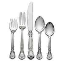 Gorham Chantilly 5-Piece Sterling Flatware Place Set, Service for 1