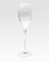 Vertical grooves add vintage-inspired style to this personalized set of sparkling champagne flutes. Set of 4Clear glass10.25 highDishwasher safeMade in ItalyFOR PERSONALIZATIONSelect a quantity, then scroll down and click on PERSONALIZE & ADD TO BAG to choose and preview your personalization options. Please allow 2 weeks for delivery.