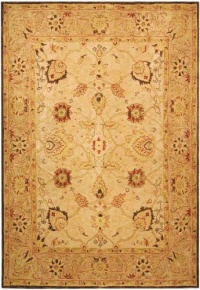 Safavieh Anatolia Collection AN512A Handmade Ivory and Biege Hand-spun Wool Area Rug, 3-Feet by 5-Feet Safavieh Anatolia Collection AN512A Handmade Ivory and Biege Hand-spun Wool Area Rug, 3-Feet by 5-Feet