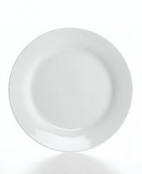 The Cellar Dinnerware, Whiteware Rim Round Dinner Plate- Set of 4 The Cellar Dinnerware, Whiteware Rim Round Dinner Plate- Set of 4
