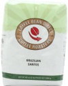 Coffee Bean Direct Brazilian Santos, Whole Bean Coffee, 5-Pound Bag