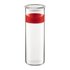 Bodum Presso 64-Ounce  Glass Storage Jar, Red