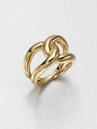 An elegant twisted design for a minimalist chic look. Goldtone ion-plated brassWidth, about .5Imported An elegant twisted design for a minimalist chic look. Goldtone ion-plated brassWidth, about .5Imported