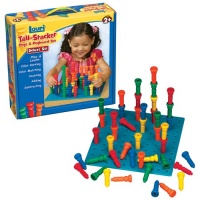 Lauri Toys Deluxe Tall-Stacker Pegs and Pegboard Set Lauri Toys Deluxe Tall-Stacker Pegs and Pegboard Set