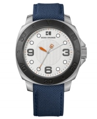 A tried and true sport watch that remains loyal to classic Hugo Boss style. A tried and true sport watch that remains loyal to classic Hugo Boss style.
