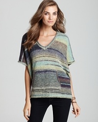 Serene, ocean-inspired stripes enrich this Michael Stars sweater, rendered in a lush wool blend. Serene, ocean-inspired stripes enrich this Michael Stars sweater, rendered in a lush wool blend.