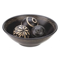 Gifts & Decor Artisan Deco Bowl and Ball Centerpiece Gifts & Decor Artisan Deco Bowl and Ball Centerpiece