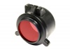 Slip On Red Filter for SureFire Flashlights with 1.25 Diameter Bezels
