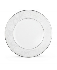 Wink at tradition. The Bonnabel Place accent plate gives classic paisley china a modern makeover. Play with patterns and textures to fashion a rich, luxurious look of your own. Wink at tradition. The Bonnabel Place accent plate gives classic paisley china a modern makeover. Play with patterns and textures to fashion a rich, luxurious look of your own.