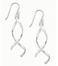 Studio Silver Sterling Silver Twist Drop Earrings