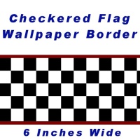 Checkered Flag Cars Nascar Wallpaper Border-6 Inch (Red Edge) Checkered Flag Cars Nascar Wallpaper Border-6 Inch (Red Edge)