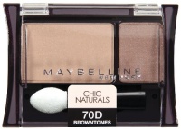 Maybelline New York Expert Wear Eyeshadow Duos, 70d Browntones Chic Naturals, 0.08 Ounce Maybelline New York Expert Wear Eyeshadow Duos, 70d Browntones Chic Naturals, 0.08 Ounce