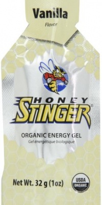 Honey Stinger Organic Energy Gel, Vanilla, 1- Ounce Pouches (Pack of 24) Honey Stinger Organic Energy Gel, Vanilla, 1- Ounce Pouches (Pack of 24)