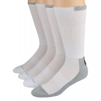 Calvin Klein Men's Socks Cotton Cushion Sole Crew White Asst. 4 pairs Calvin Klein Men's Socks Cotton Cushion Sole Crew White Asst. 4 pairs