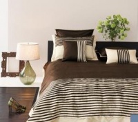 Blissliving Home Lucca Sham, European, Brown Blissliving Home Lucca Sham, European, Brown