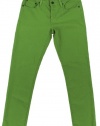 Lauren Jeans Co. Women's Slimming Modern Straight Ankle Jeans (10, Grass Green)