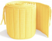 Tadpoles Classics Gingham Crib Bumper, Yellow Tadpoles Classics Gingham Crib Bumper, Yellow