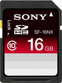 Sony SF16NX/TQM 16GB SDHC Class 10 Memory Card Sony SF16NX/TQM 16GB SDHC Class 10 Memory Card