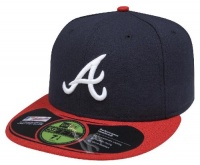MLB Atlanta Braves Authentic On Field Game 59FIFTY Cap, Navy/Red MLB Atlanta Braves Authentic On Field Game 59FIFTY Cap, Navy/Red