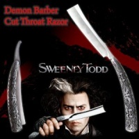 Sweeney Todd Demon Barber Cut Throat Knife Shaving Razor Sharp Sweeney Todd Demon Barber Cut Throat Knife Shaving Razor Sharp