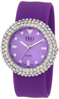 TKO ORLOGI Women's TK613CLPR Crystal Slap Purple Watch TKO ORLOGI Women's TK613CLPR Crystal Slap Purple Watch