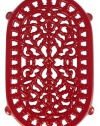 Old Dutch Red Oblong Trivet, 9-3/4 by 6-Inch