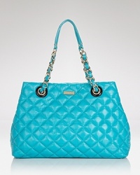 Adopt an uptown approach to accessorizing with this brightly hued leather shoulder bag from kate spade new york. Its roomy shape is ready for all your essentials, so pack it for a day on the go. Adopt an uptown approach to accessorizing with this brightly hued leather shoulder bag from kate spade new york. Its roomy shape is ready for all your essentials, so pack it for a day on the go.