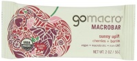 MACROBARS Organic Cherries 'n Berries, 2 oz Bars (Pack of 15) MACROBARS Organic Cherries 'n Berries, 2 oz Bars (Pack of 15)