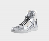 Puma Alexander McQueen Men's Joust High Top Shoes Silver Size 8 Puma Alexander McQueen Men's Joust High Top Shoes Silver Size 8